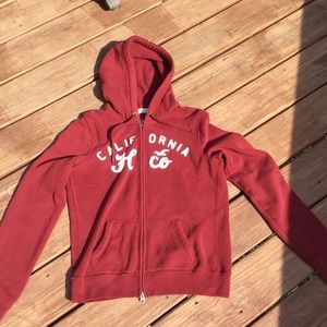 Light Red Hollister Jacket